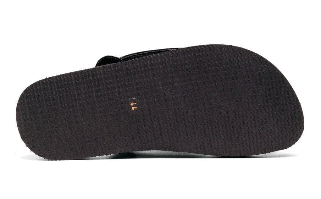 C Collection Calfskin Sandal - Black