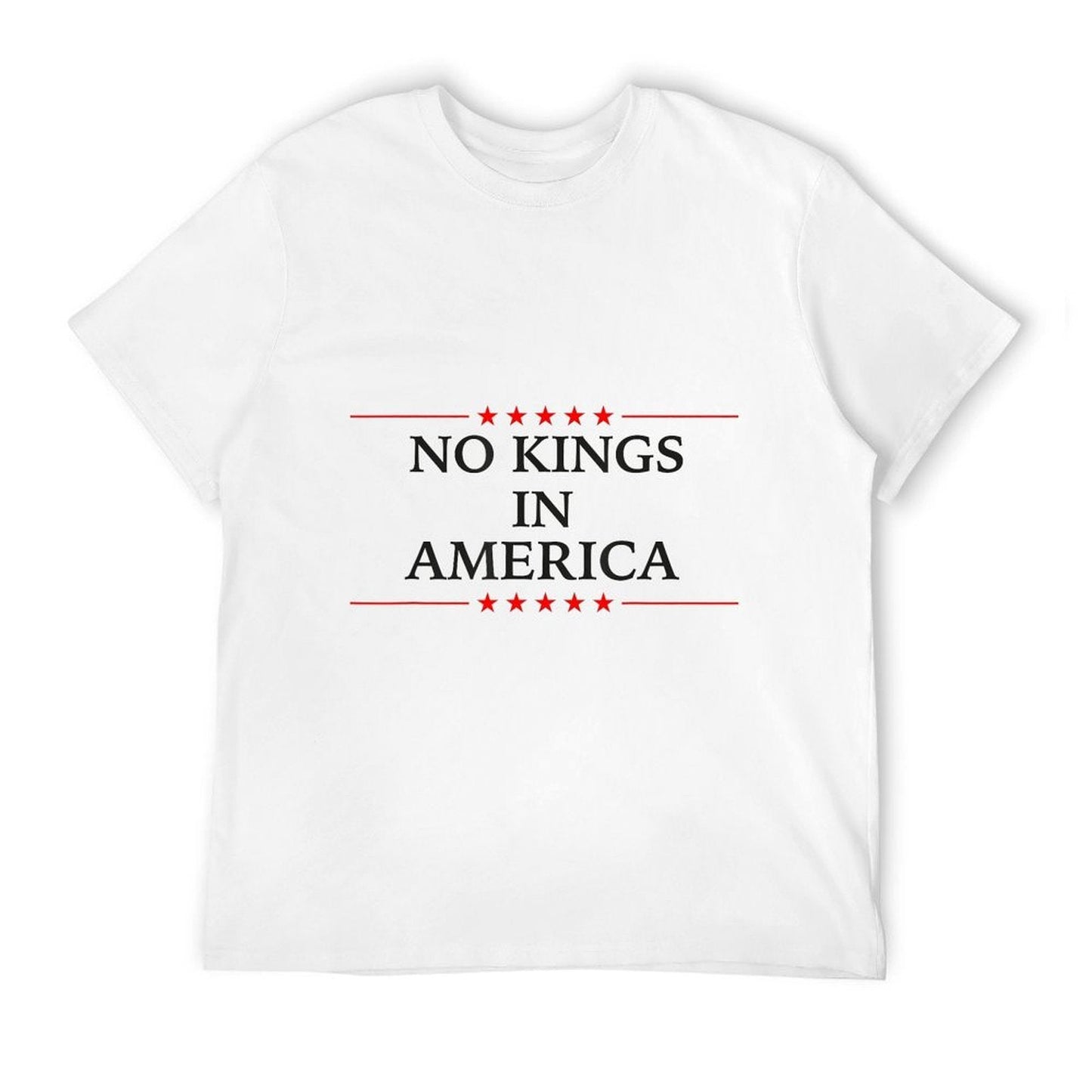 No Kings in America Flag Protest Save Democracy Soft T-Shirt