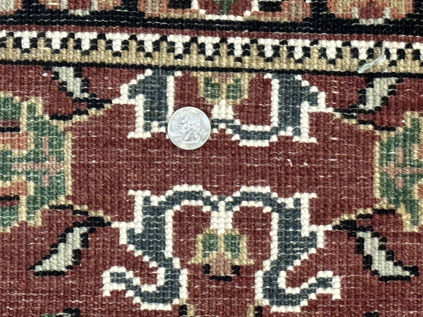 Indo Persian Sarouk Runner Rug 2.8 x 20 ft Runner for Hallway, Long Runner Rug, Handmade