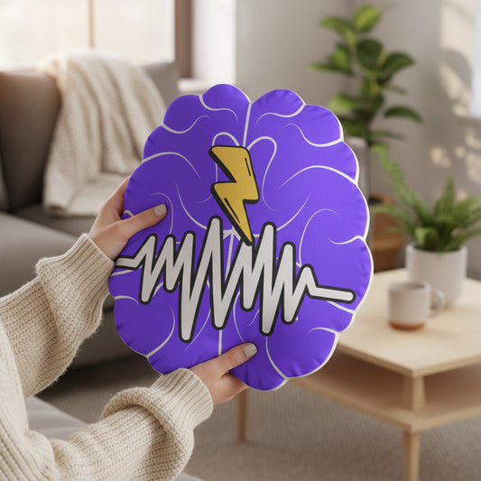 Controlled Chaos Pillow – Neurostrong Statement Cushion
