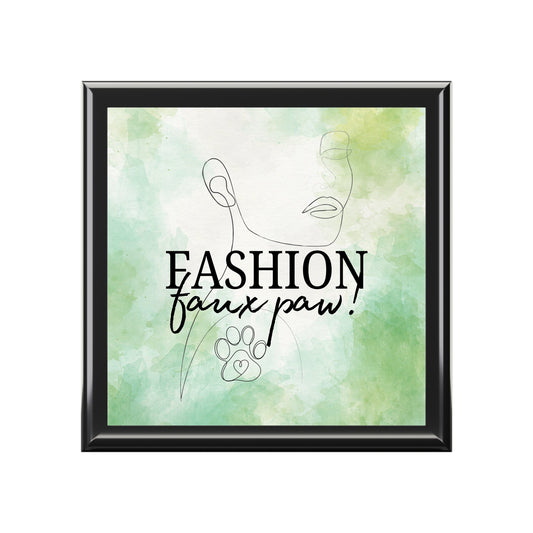 Fashion Faux Paw Jewelry Box