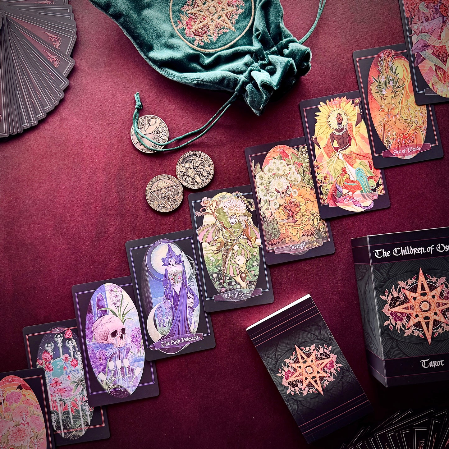 Divination Mat - The Children of Litha (Medium: 22”x22”)