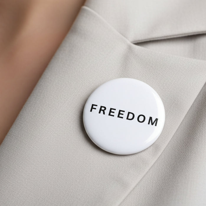 Freedom Pinback Button