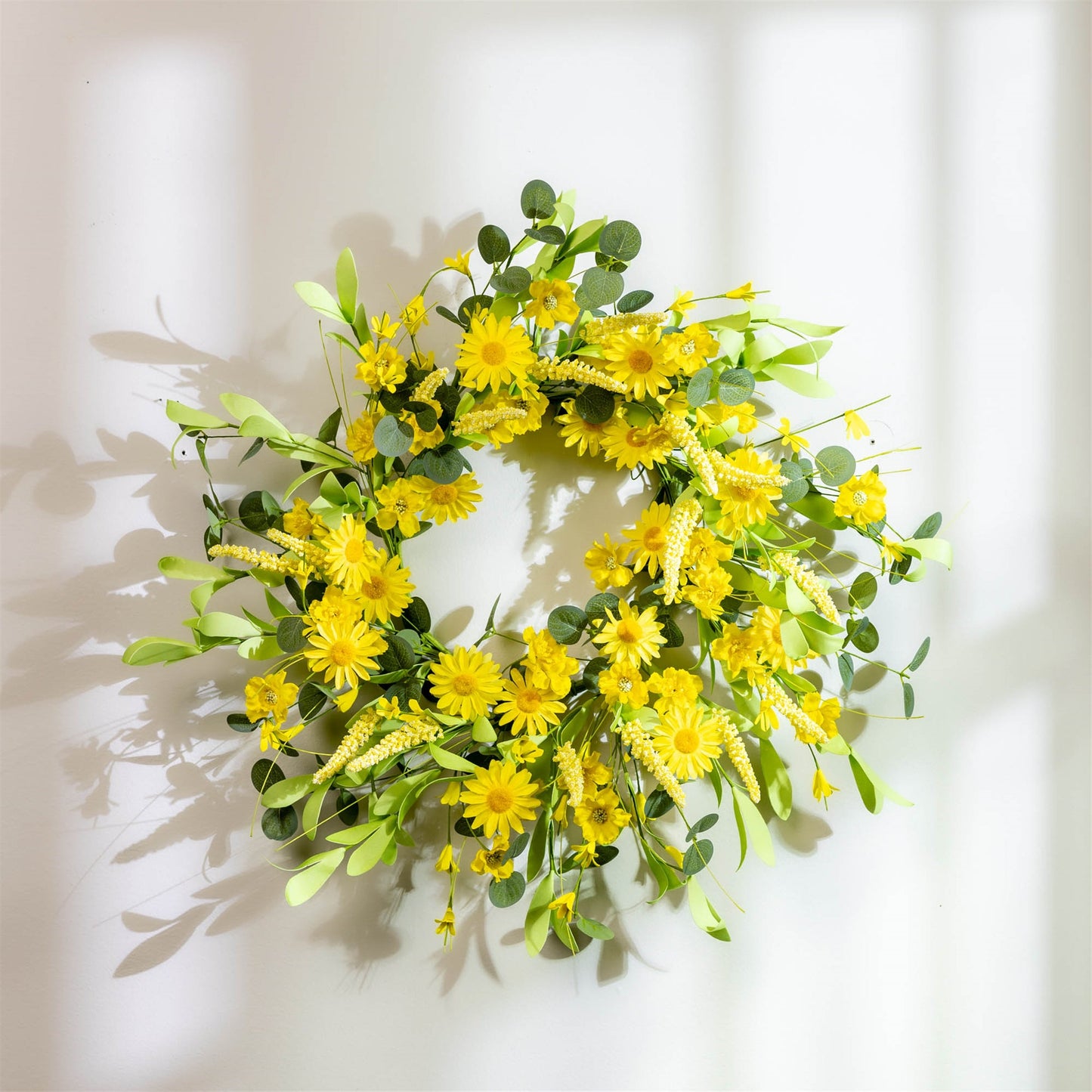 Mini Wildflower Floral Wreath 22 Inch