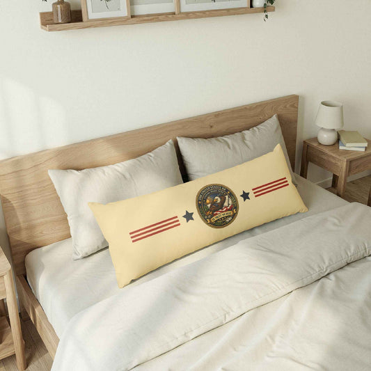 United States of Staying Right Here Body Pillow – “In Trust We Rest” Long Pillow (20×54)