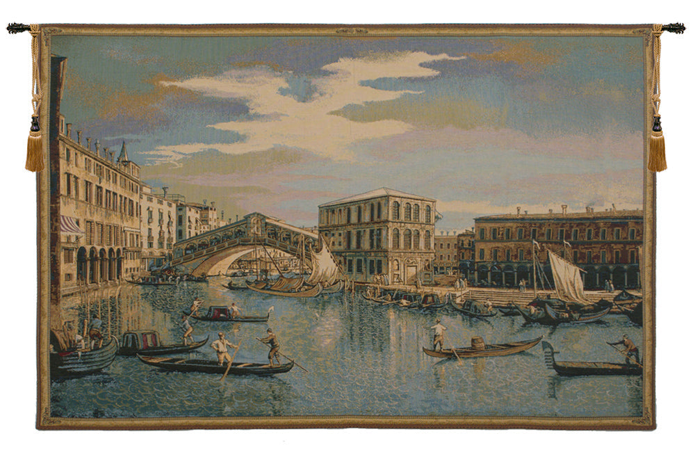 The Rialto Bridge Grand Canal Italian Tapestry