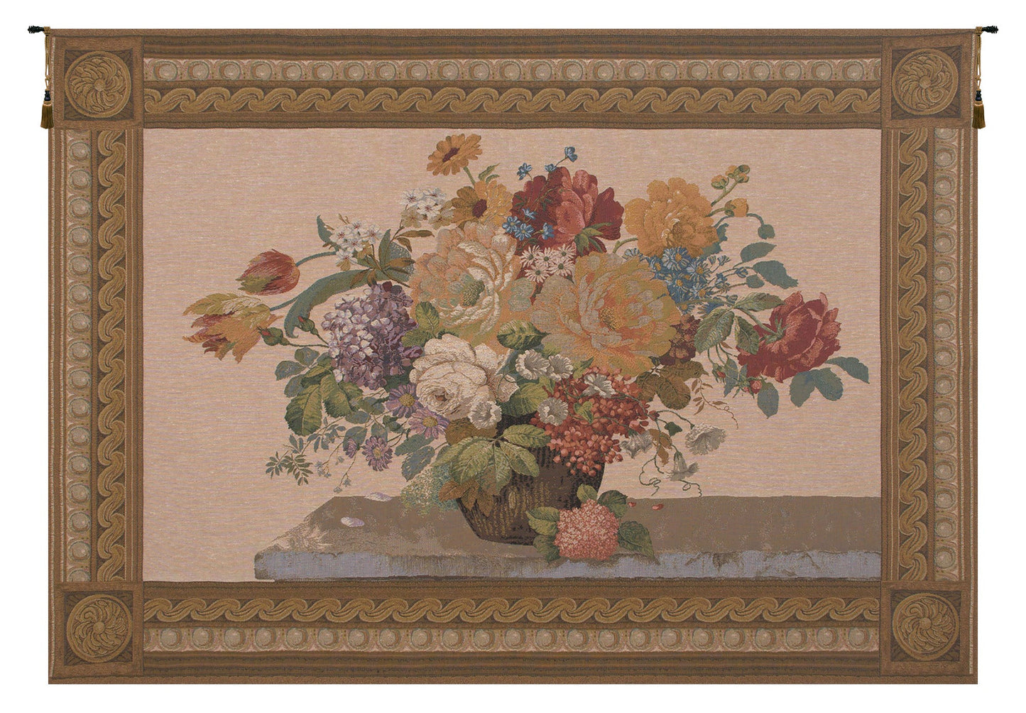Elegant Masterpiece Beige European Tapestry
