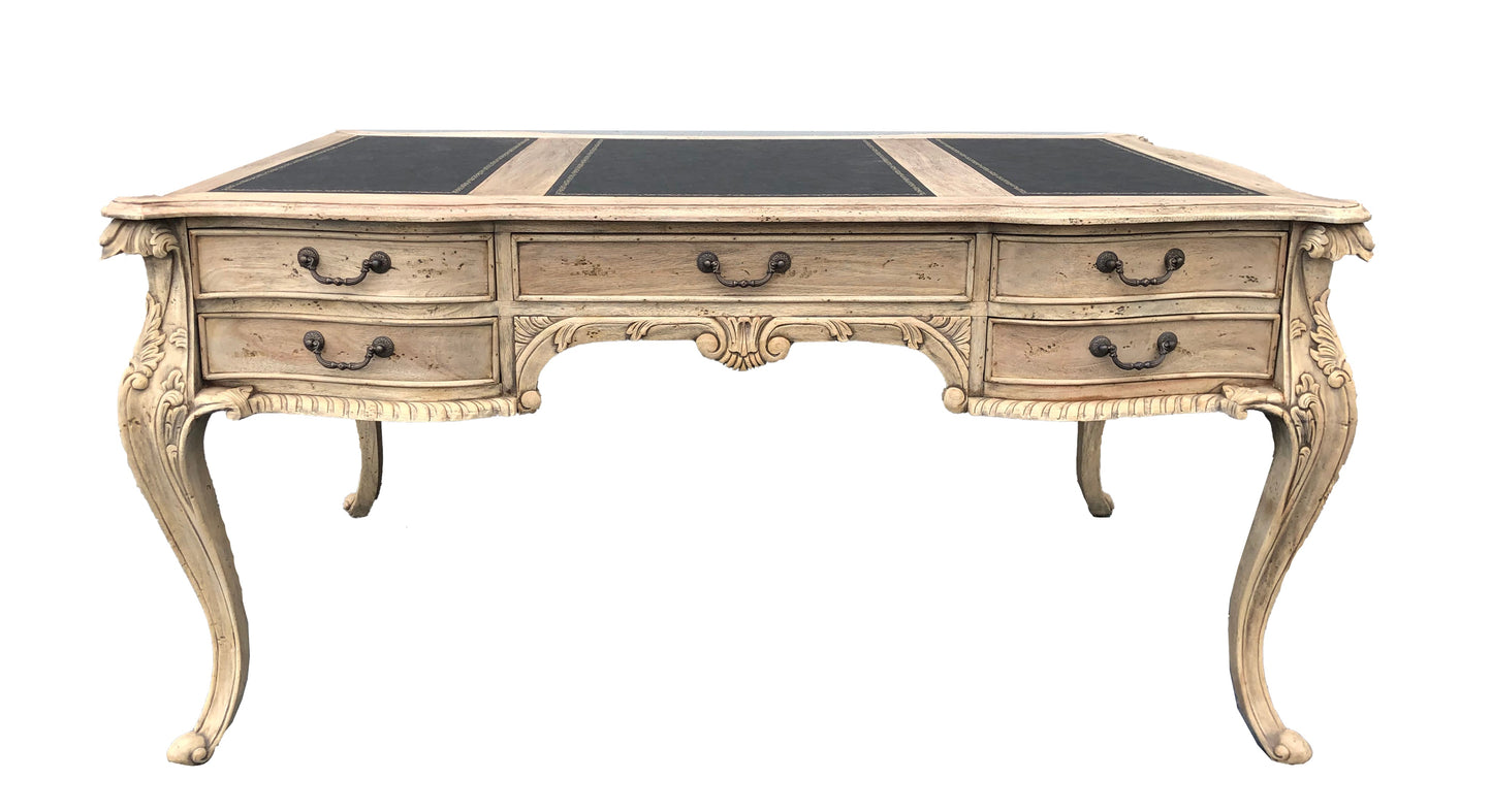 Natural Mahogany Large Chippendale Writing Desk