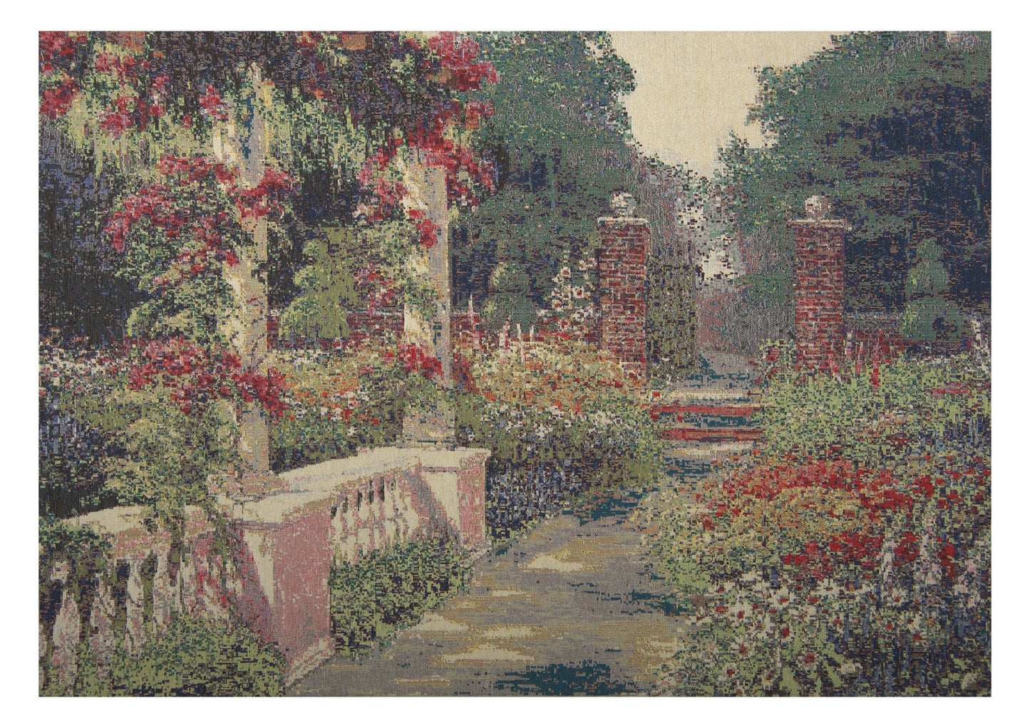 Forgotten Garden Stretched Wall Tapestry