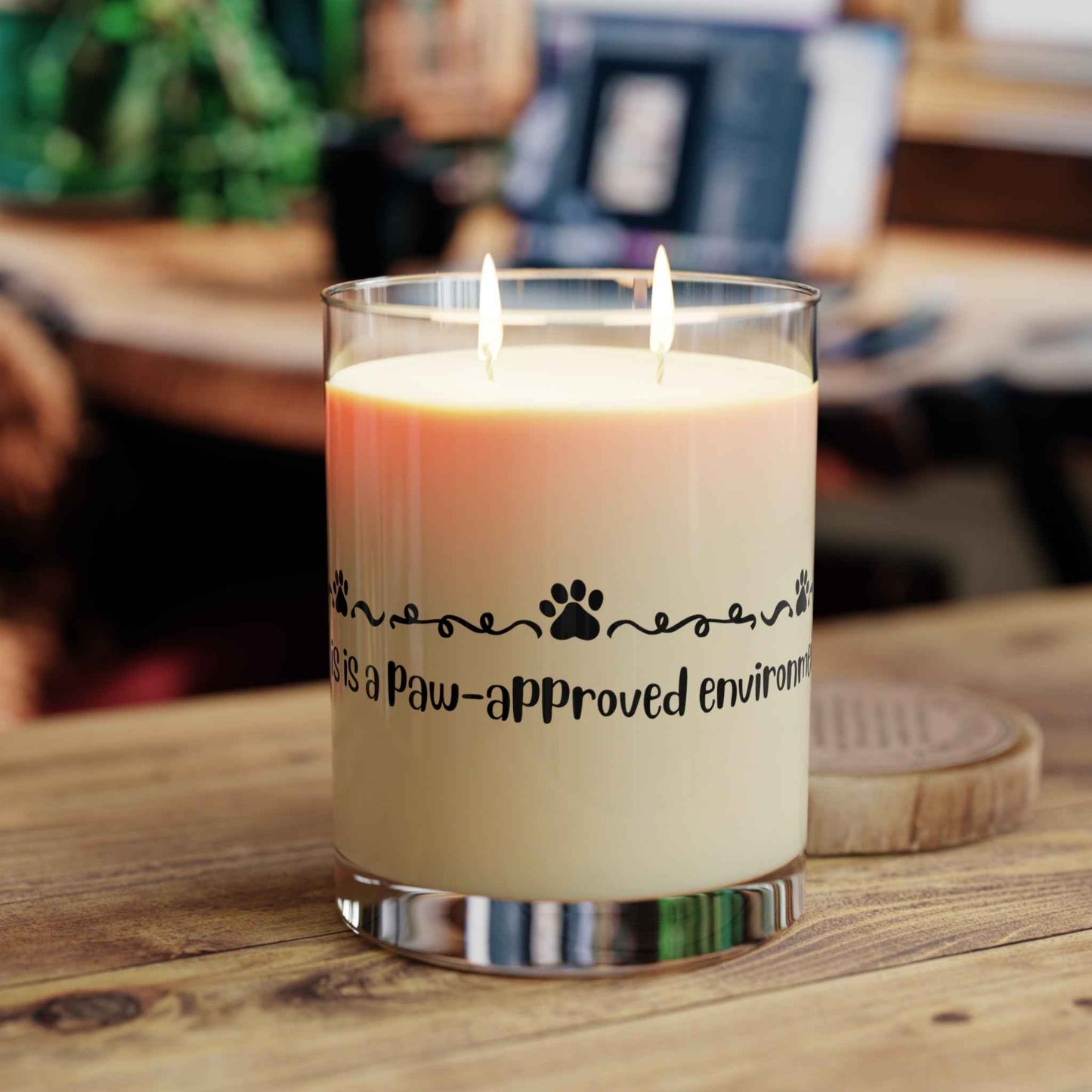 Paw-Approved Environment Candle – Sassy Cat Soy Candle with Dual Wicks