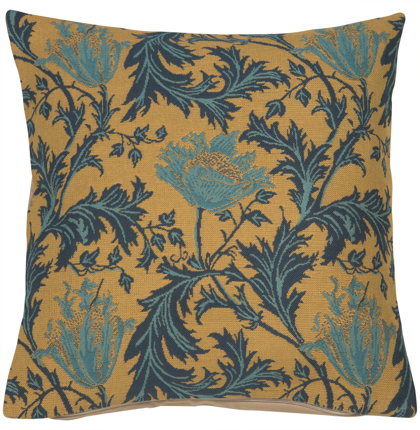 Anemone Blue Gold Cushion Wholesale