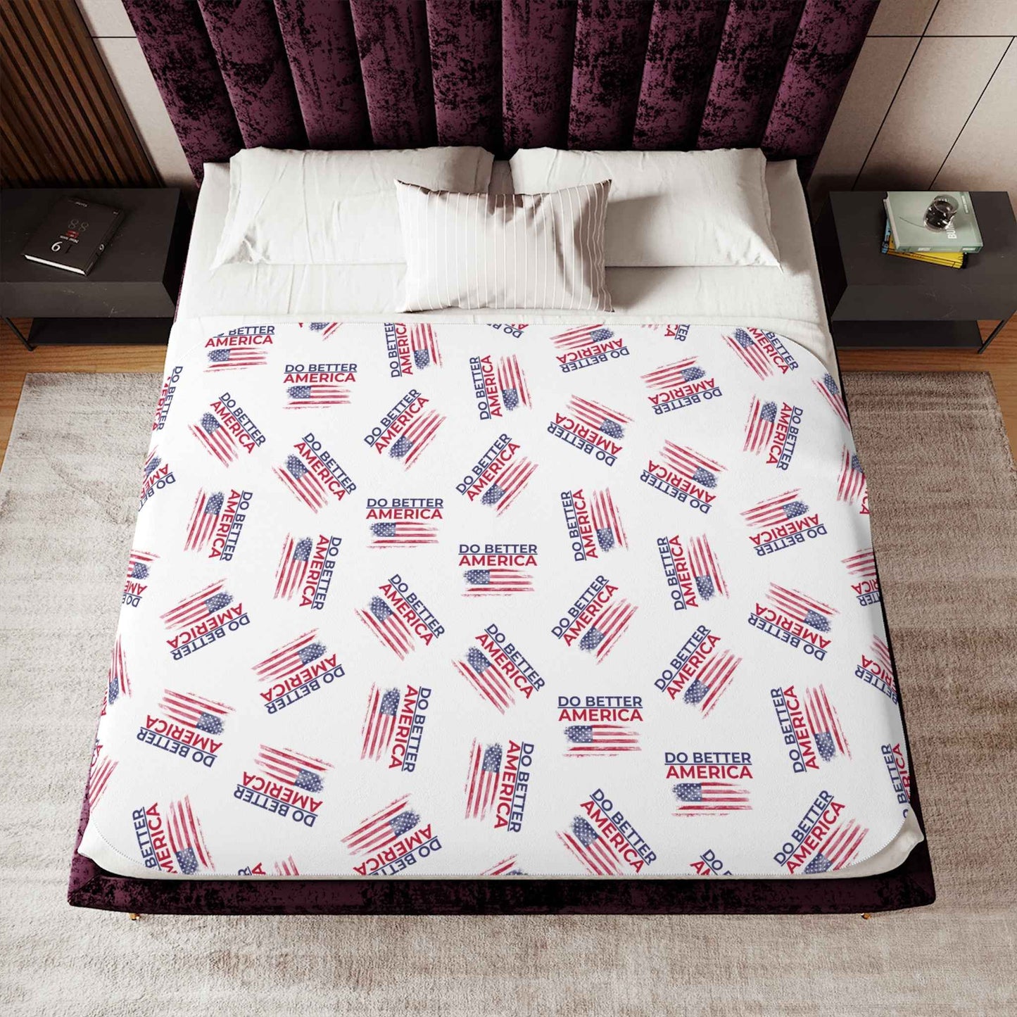 Do Better America Sherpa Blanket — Wrapped in Intent