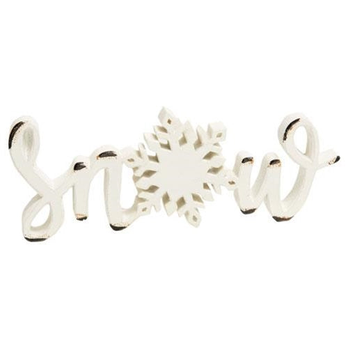 Snow Resin Sitter (Pack of 4)