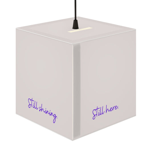 Still Here Still Standing Cube Lamp – Epilepsy Awareness Inspirational Lamp