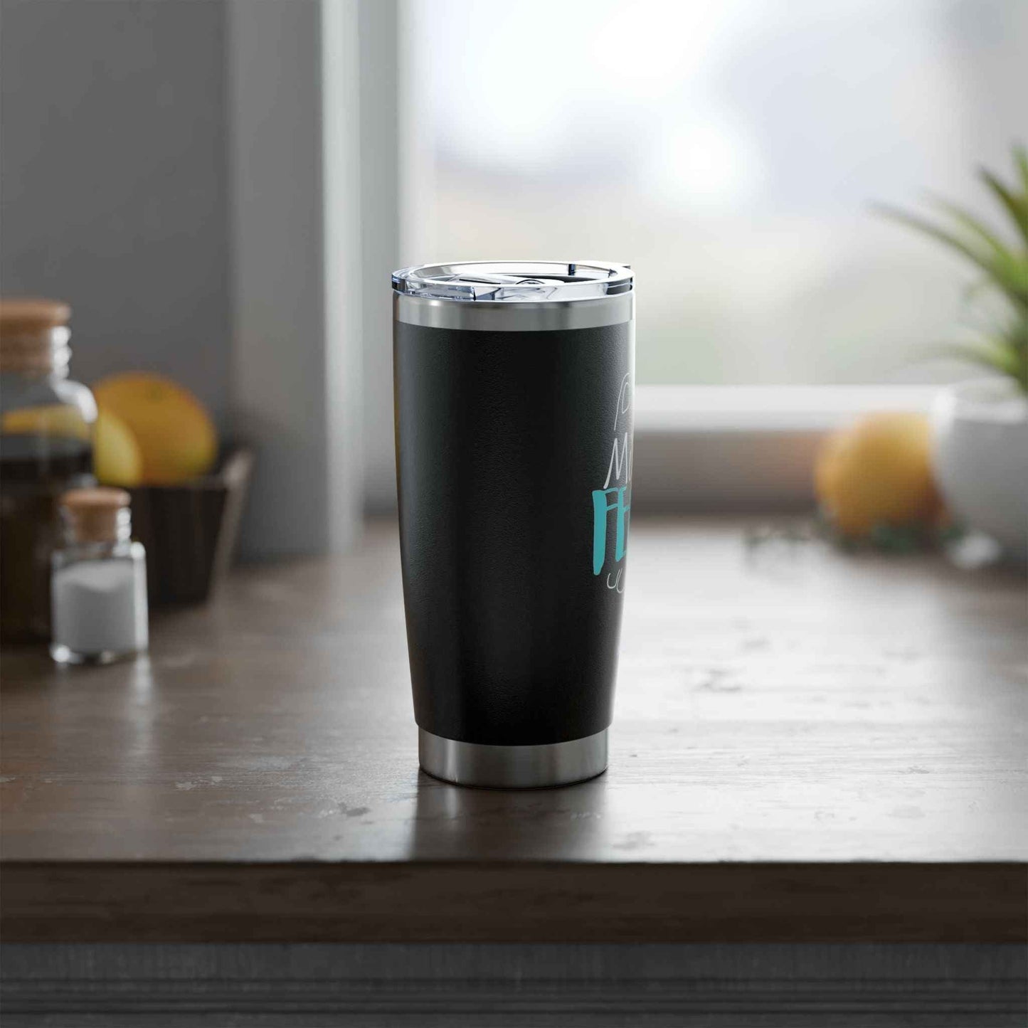 Mildly Feral 20oz Tumbler — Functioning, With Notes