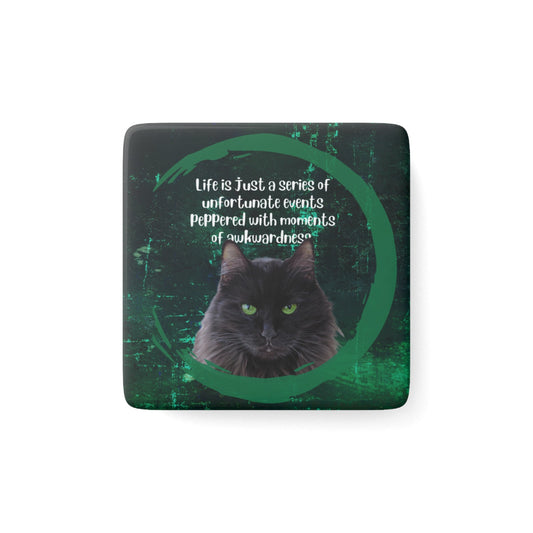 Awkwardness Porcelain Magnet, Square