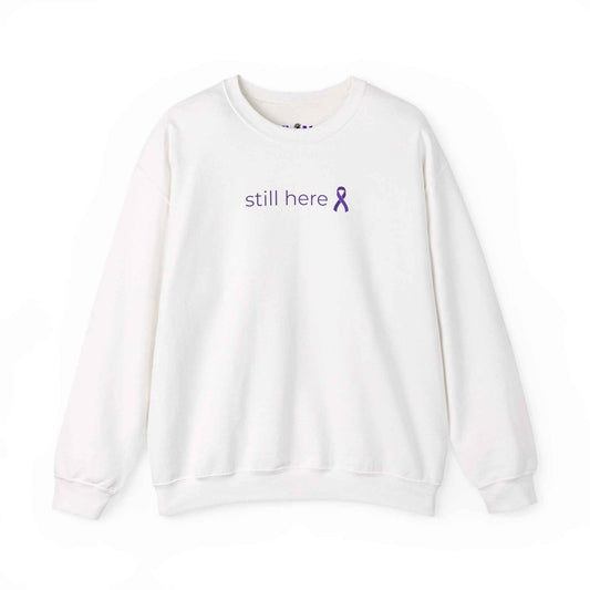 Still Here Printed Crewneck Sweatshirt
