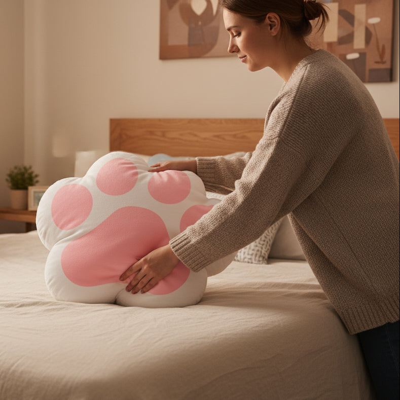 Cat Paw Pillows — Soft Steps, Big Personality