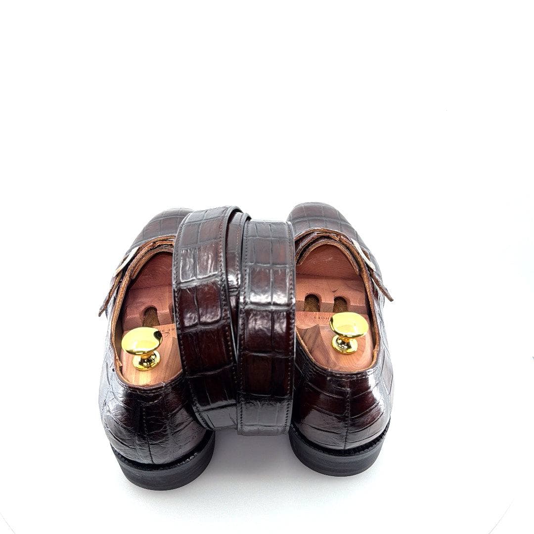 Maurice Custom Alligator Belt - Brown