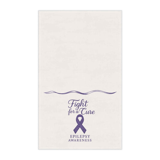 Fight for a Cure Tea Towel | Epilepsy Awareness Kitchen Towel