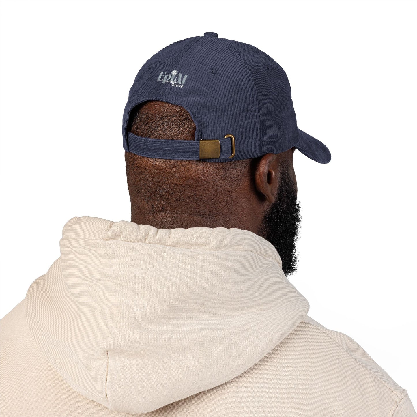Still Here – Lavender Ribbon Embroidered Corduroy Cap