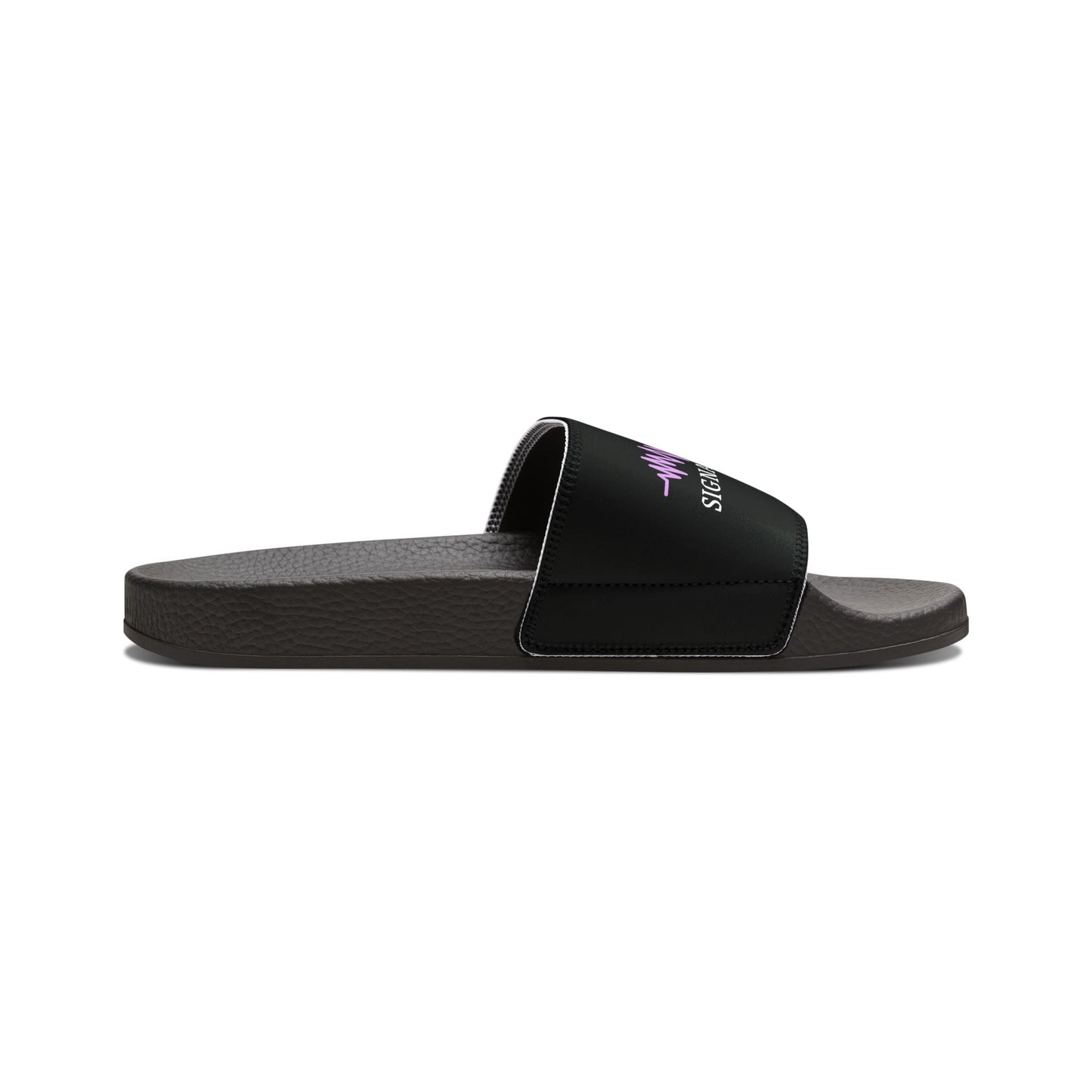 Signal Interference Slide Sandals — Controlled Chaos Edition