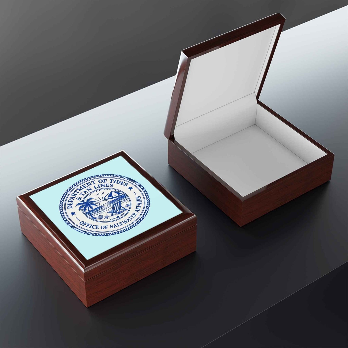 Department of Tides Jewelry Box – Officially Approved Treasure Storage