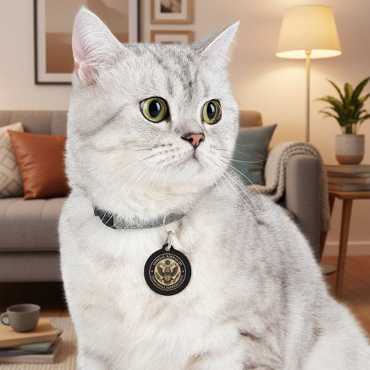 Federal Bureau of Emotional Support Cats Pet Tag