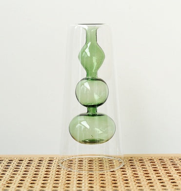 Stained Glass Gourd Vase