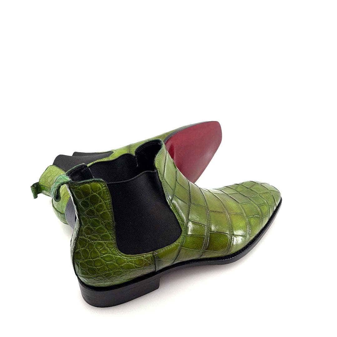 Maurice Austin Custom Alligator Boot - Green