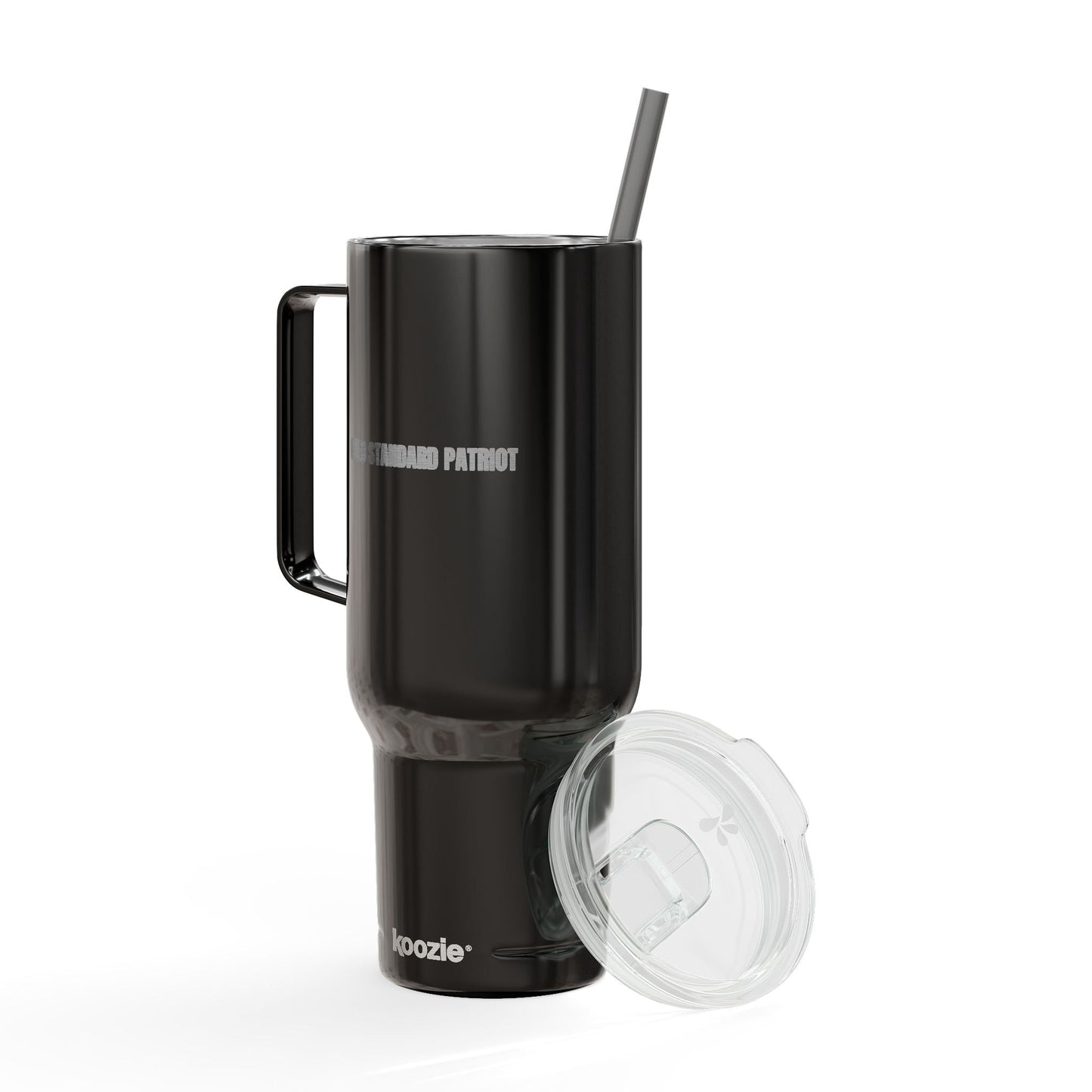 Gold Standard Patriot 40oz Insulated Tumbler – Engraved Travel Mug with Handle