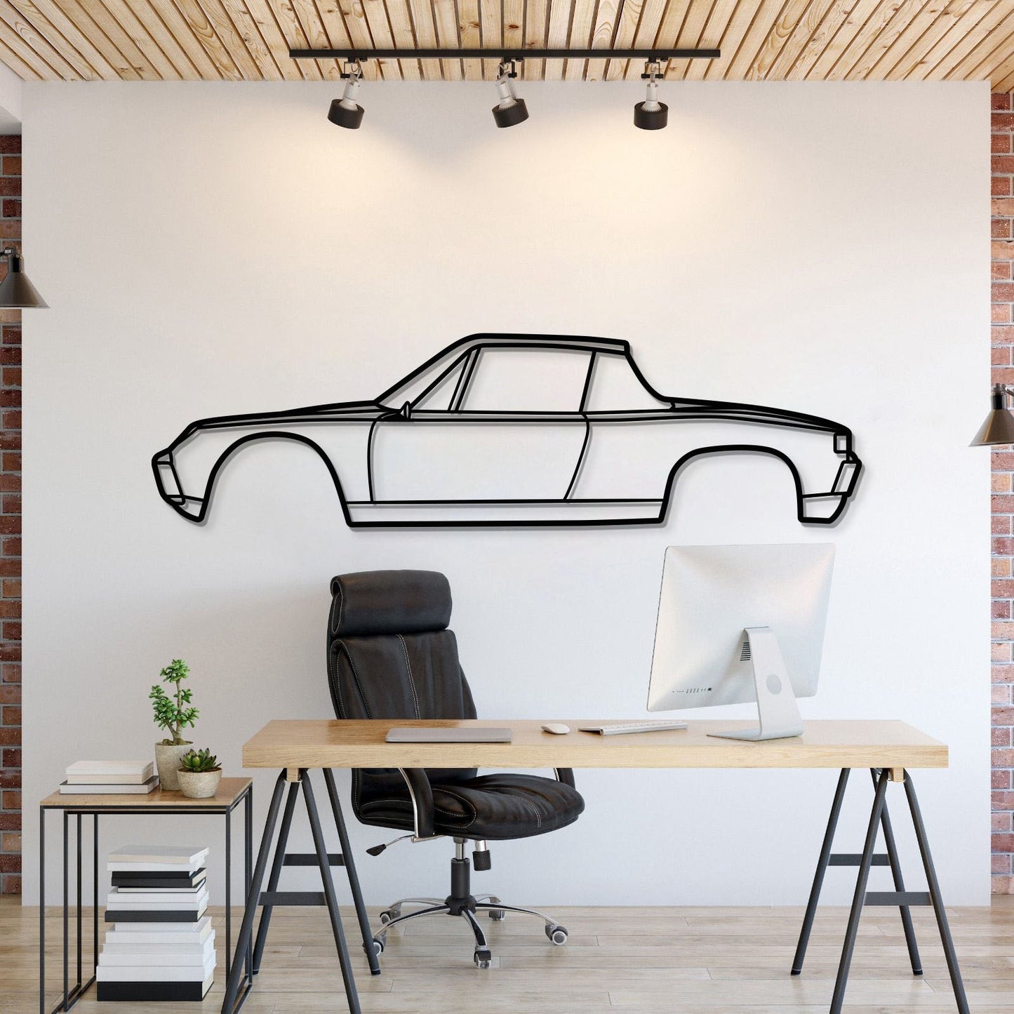914-6 Metal Car Wall Art - MT0880