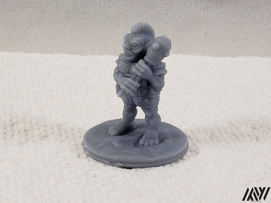 Goblin Warrior Armored with Mace