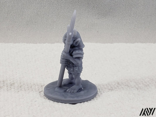 Goblin Warrior Armored with Polearm