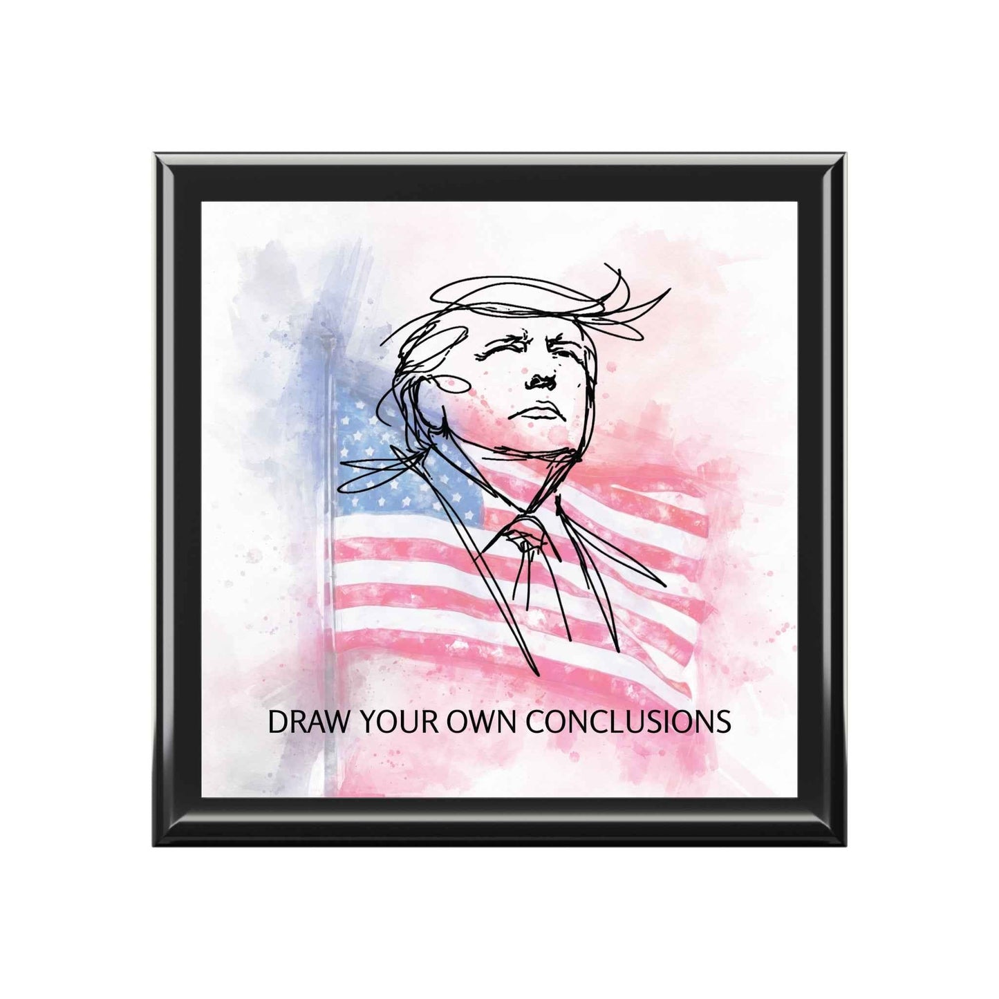 Draw Your Own Conclusions — Black Keepsake Box