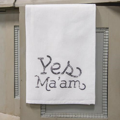Yes Ma'am Dish Towel (Pack of 4)