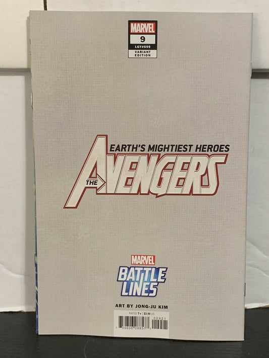 Avengers #9 Jong Ju Kim Battle Lines Variant Marvel Comics 2018 Loki Asgard
