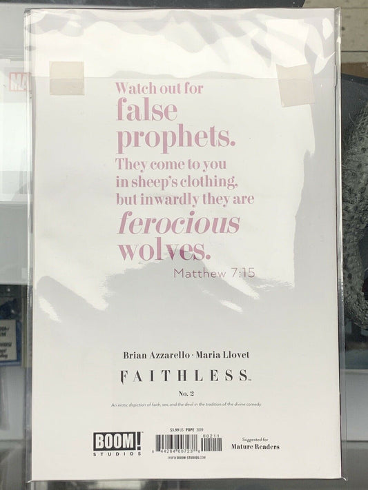 Faithless #2 Cover A First Print Brian Azzarello Boom Studios