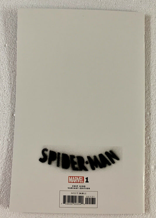 Spider-Man #1 Chip Kidd Die Cut Cover C Variant 2019 Marvel Comics J.J. Abrams