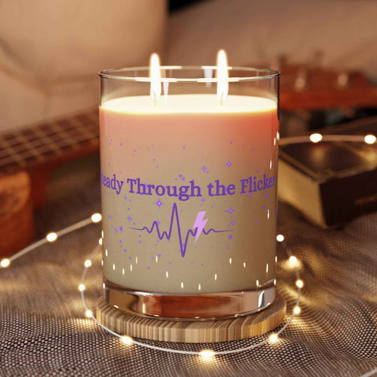 Steady Through the Flicker Candle – Neurostrong Epilepsy Awareness Soy Candle