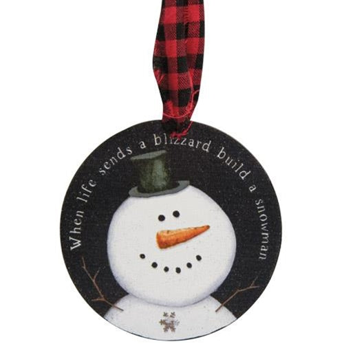 3/Set Happy Snowman Ornaments (Pack of 4)