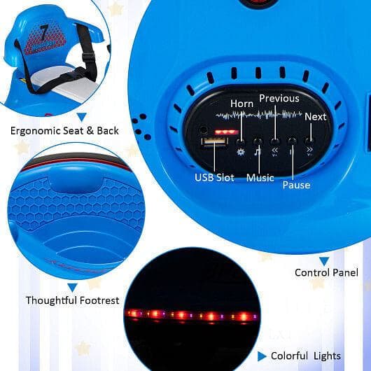 360?° Spin Electric Ride On Car for Kids and Toddlers - Bumper Car Fun!