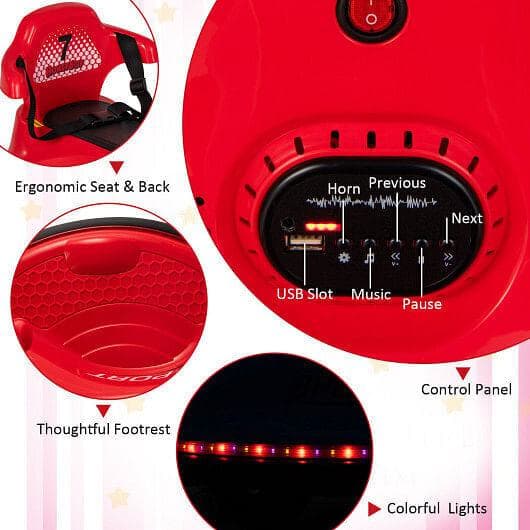360?° Spin Electric Ride On Car for Kids and Toddlers - Safe and Fun Bumper Car Experience!