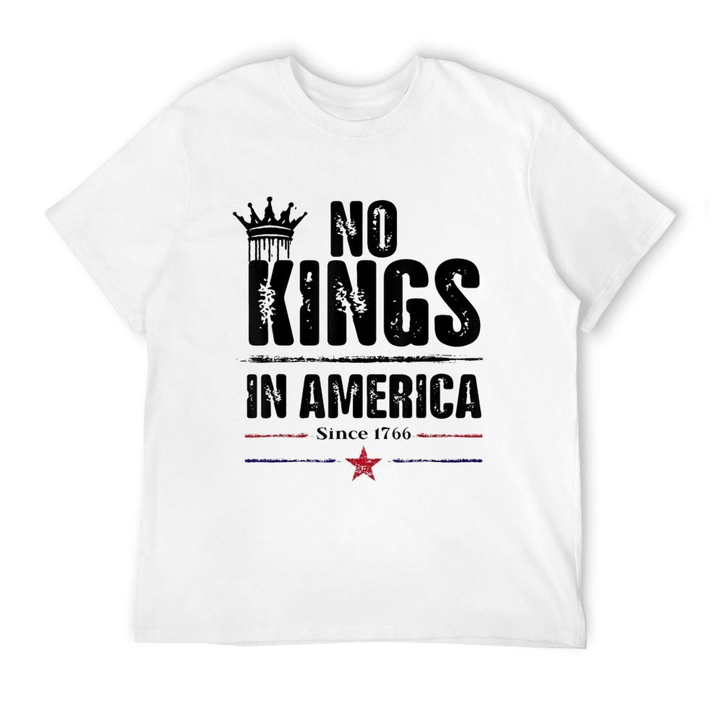 No Kings In America Since 1776 Slim-fit Cut T-Shirt