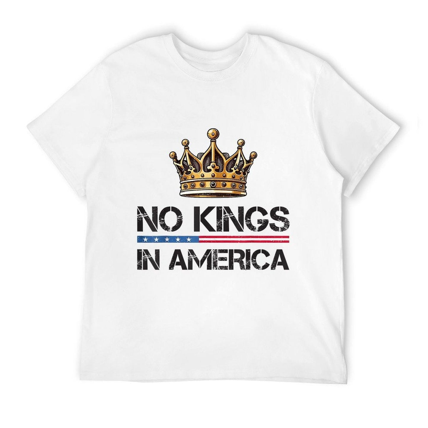 No Kings In America Resist Trump Protest Patriotic 4th July Vintage-inspired T-Shirt