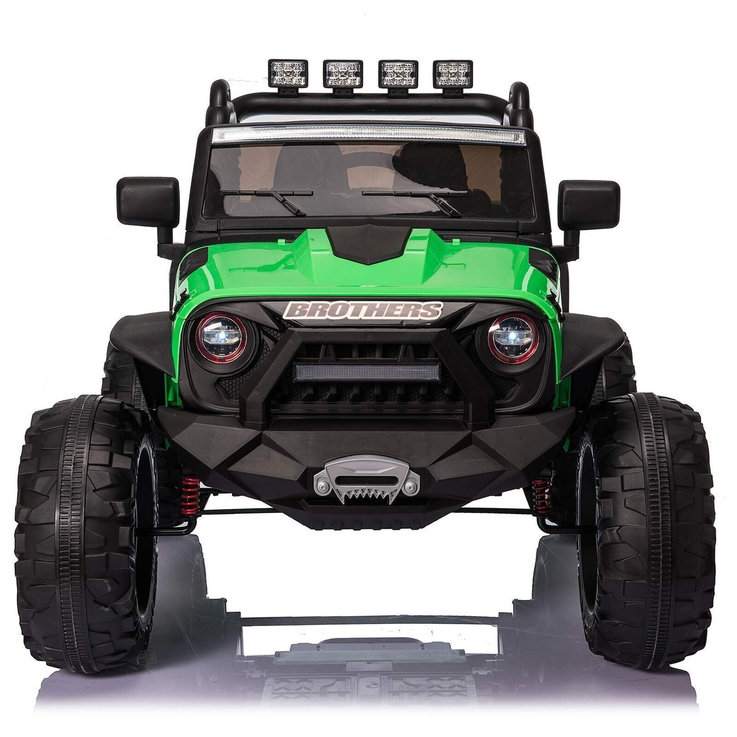 Powerful 2 Seater Kids Ride On Truck with Remote Control and 3 Speeds - 24V, 2x200W Motor, 9AH Battery