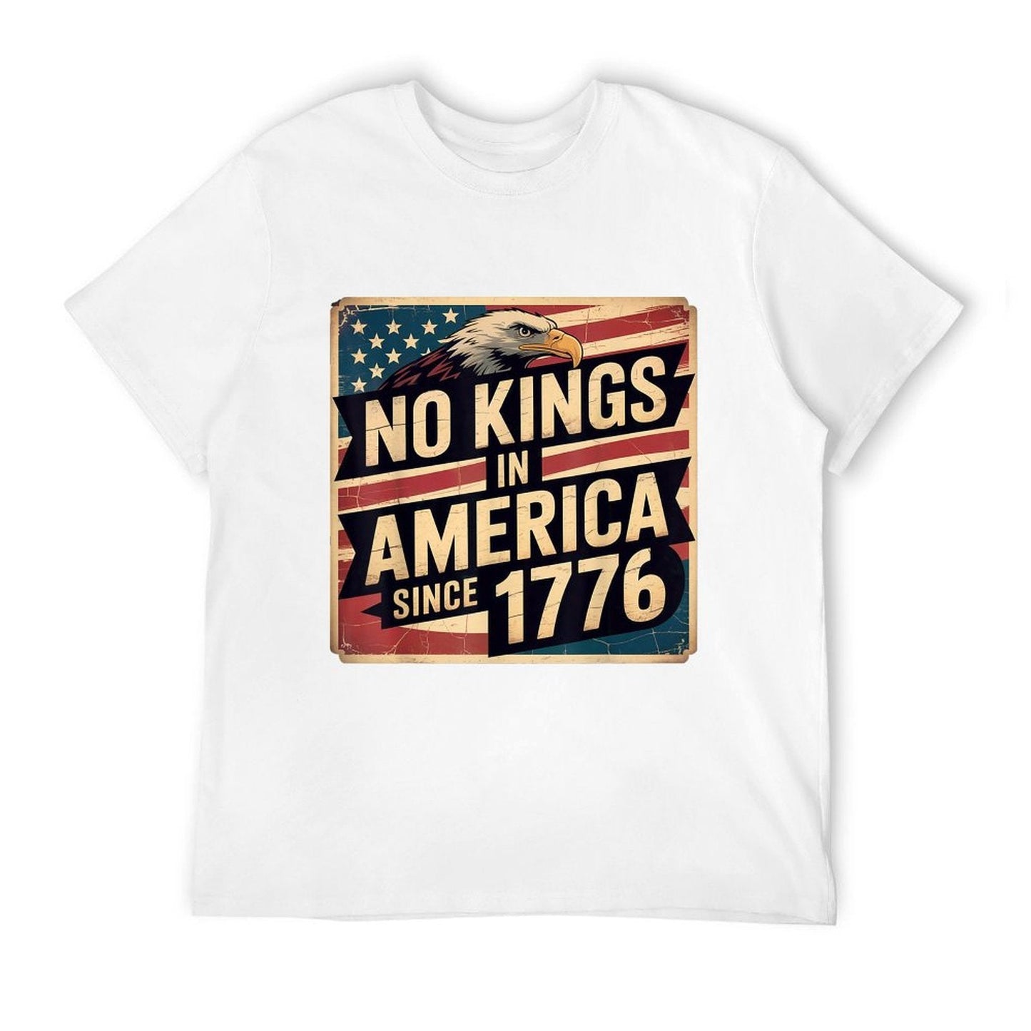 America 4th July Decor No Kings In America Since 1776 Versatile T-Shirt