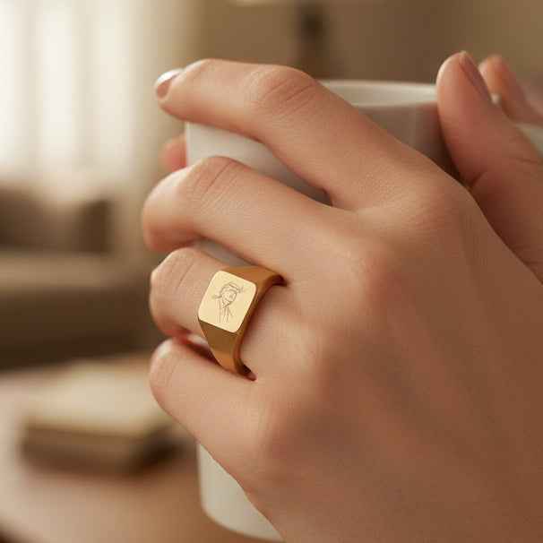 Square Signet Ring — Swoop, But Make It Subtle