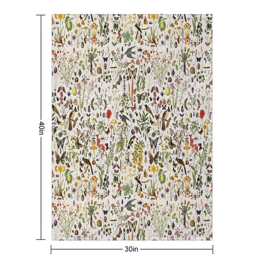 Biology of America USA Throw Blanket