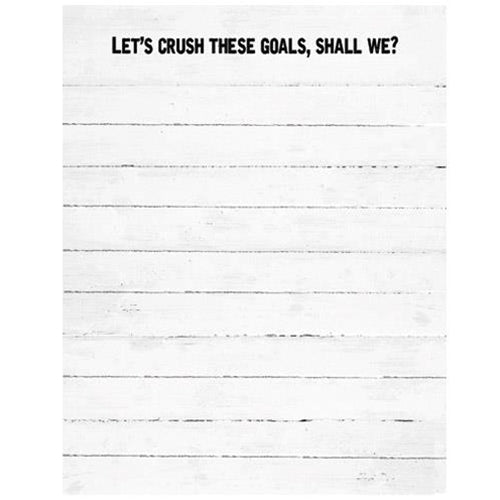 Crush These Goals Mini Notepad (Pack of 4)